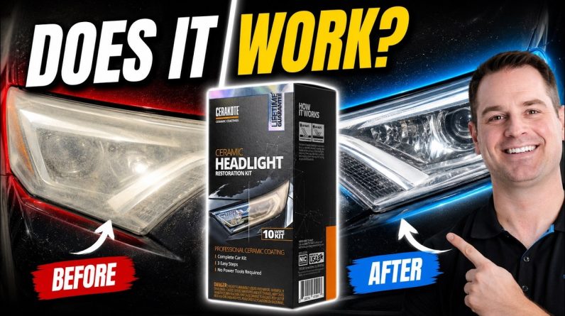 Do Headlight Restoration Kits Actually Work? | Cerakote Real World Test
