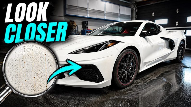 The Secret to Making White Paint Pop | New Corvette Detail