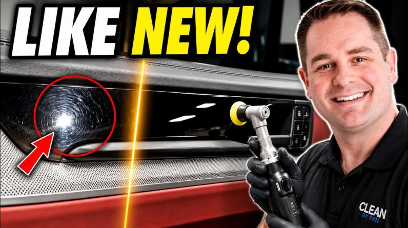 How to Restore Scratched Piano Black Trim Looks NEW Again!