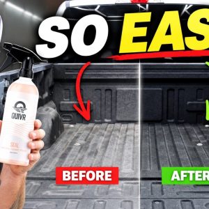 The EASY Way to Restore a Faded Truck Bed Liner & Plastic Trim!
